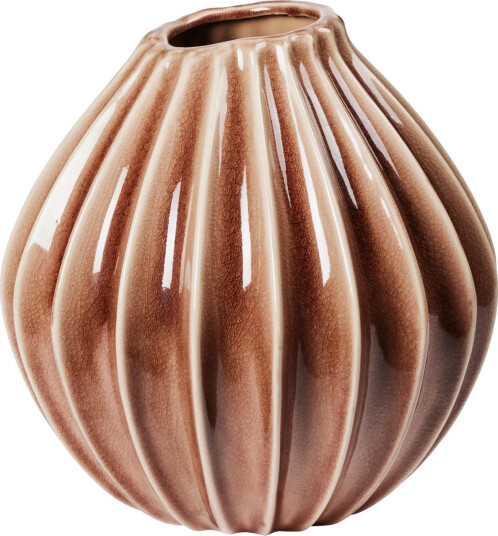 Broste Copenhagen Wide vase L 30 cm Fawn