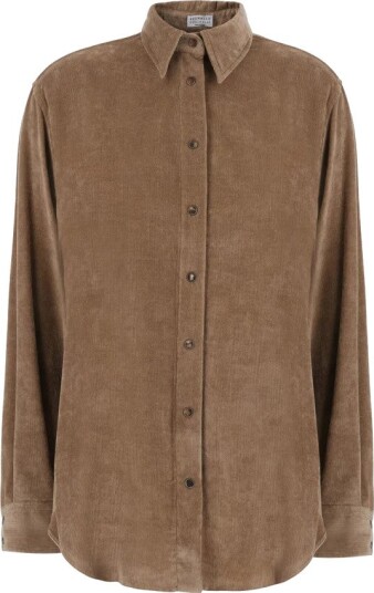 Brunello Cucinelli Dame Bluser & Skjorter Brun S,