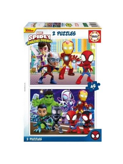 Educa Puzzle Educa 2x48 Spidey & His Amazing Friends Educa Puzzle Educa 2x48 Spidey & His Amazing Friends