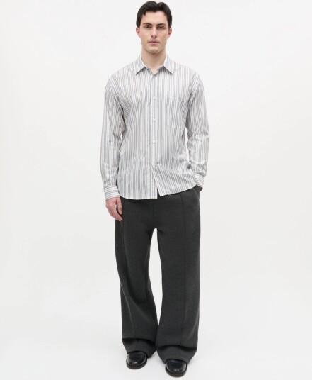 Mads Nørgaard Cotton Soft Marcel Shirt White XXL