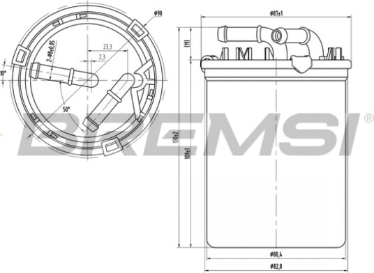 Drivstoffilter BREMSI FE0043 Drivstoffilter BREMSI FE0043