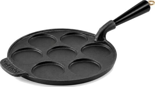 Carl Victor Gold plettpanne 23 cm, støpejern