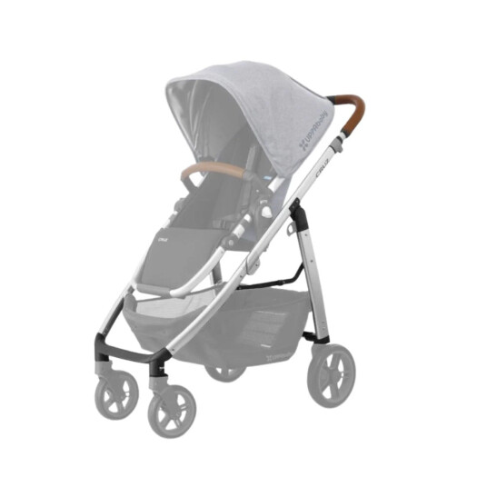 Uppababy Reservdelschassi Cruz Silver/Brunt Läder 2018