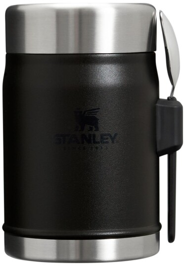 Stanley The Legendary Classic Mattermos med Spork 410 ml Svart