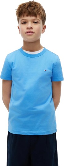 Tommy Hilfiger Essential Cotton Reg Fit Tee Ss Blue 152 Tommy Hilfiger Essential Cotton Reg Fit Tee Ss Blue 152