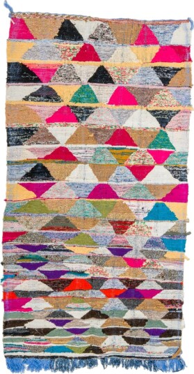 Marokkansk Boucherouite teppe 150 x 255 cm Størrelse: 150 x 255 cm