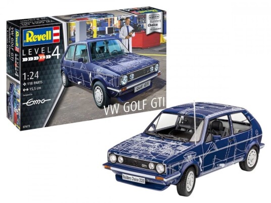 Revell Startsett 1/24 VW Golf GTI "Builders Choice"