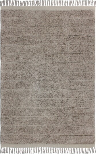 Ryetepper Willow Natural Cotton Shaggy taupe Størrelse: 200 x 290 cm