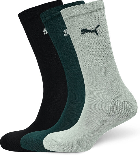 PUMA Puma Unisex Crew Sock 3P Green 35 38