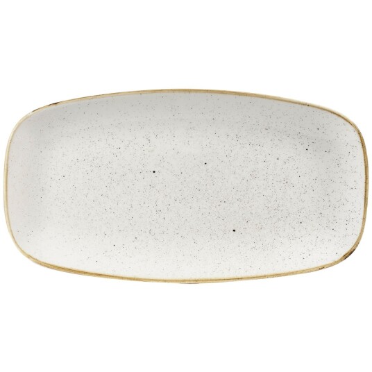 Churchill Chefs Oblong fat Stonecast Barley White 35.5x18.9 cm Hvit/Brun Rektangulær 6 Stykk / Forpakning Churchill Chefs Oblong fat Stonecast Barley White 35.5x18.9 cm Hvit/Brun Rektangulær 6 Stykk / Forpakning