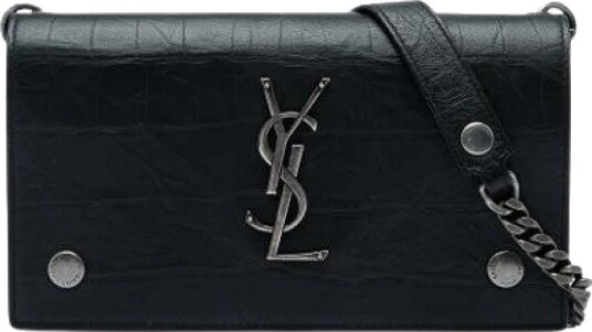 Yves Saint Laurent Vintage Dame Pre owned Svart ONE SIZE, Yves Saint Laurent Vintage Dame Pre owned Svart ONE SIZE,