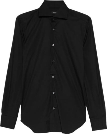 Barba Napoli Herre Skjorter Svart L, Barba Napoli Herre Skjorter Svart L,