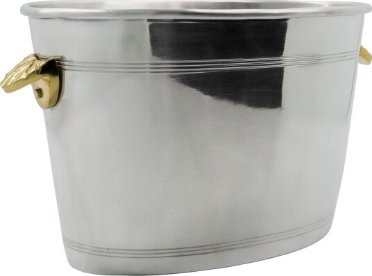 house doctor Wine Cooler Hdvind Antique Silver   ANTIQUE SILVER FINISH   36X19.5X20.5 cm