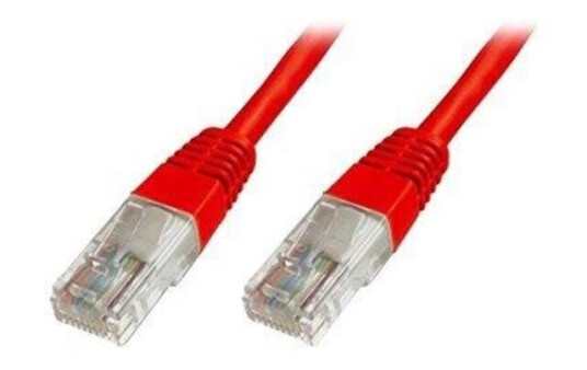 DIGITUS Ecoline patch cable 5 m red Rd 5 meter