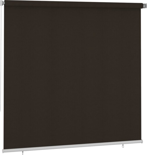 vidaXL Utendørs rullegardin 245 (B) x 230 (H) cm brun