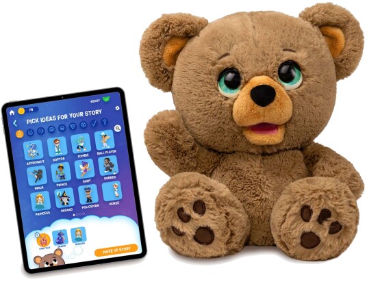 Play-I Poe Interaktiv AI Historieforteller Teddy med 30 Språk Play-I Poe Interaktiv AI Historieforteller Teddy med 30 Språk