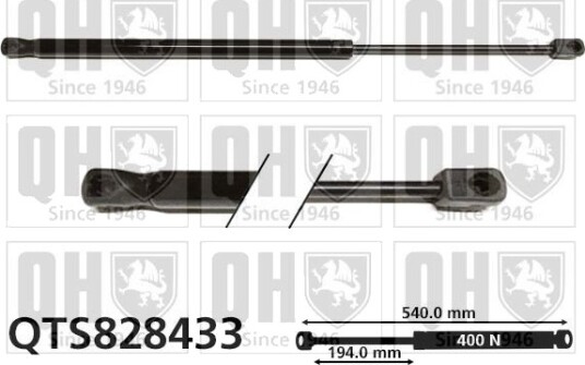 QUINTON HAZELL QTS828433 Baklukedemper
