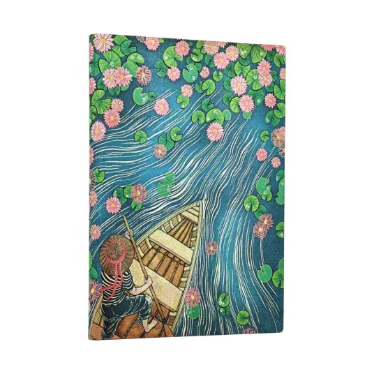 Paperblanks Notatbok Lotus River Midi Linjert Paperblanks Notatbok Lotus River Midi Linjert