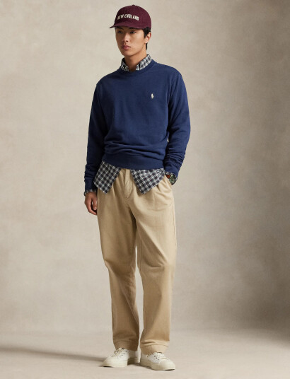Polo Ralph Lauren Loopback Fleece Sweatshirt - Navy - S Polo Ralph Lauren Loopback Fleece Sweatshirt - Navy - S