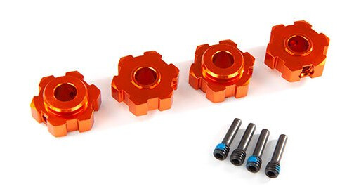 Traxxas 8956T Wheel Hubs Hex Alu Orange 4 Maxx Traxxas 8956T Wheel Hubs Hex Alu Orange 4 Maxx
