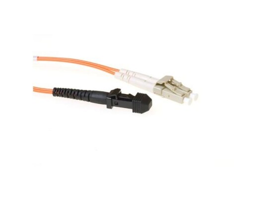 Act 3 Meter Lszh Multimode 62.5/125 Om1 Fiber Patch Cable Duplex With Mtrj And Lc Connectors. Lc-Mtrj 62.5/125 Duplex 3.00M (Rl9103)