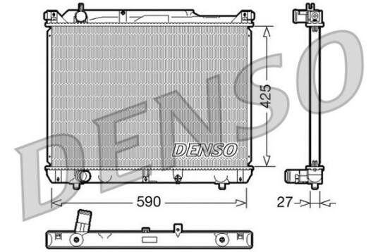 Radiator DENSO DRM47019