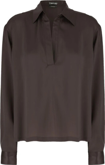 Tom Ford Dame Bluser & Skjorter Brun M,