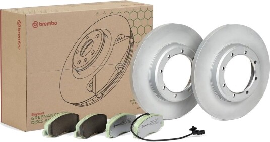 Bremseskiver og -klosser BREMBO KT 10 038