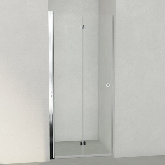 INR Iconic Nordic Rooms Dusjnisje Linc 2 Flex - Klart Glass Krom / 90cm Venstre Hengslet