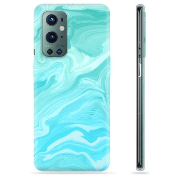 OnePlus 9 Pro TPU-deksel Blå Marmor
