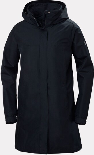 Helly Hansen Dame Aden Lang Regn Frakk Marineblå 4xl