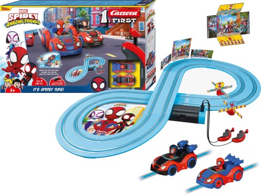 Carrera First Spidey Web Spinners Race Track 2.4m Carrera First Spidey Web Spinners Race Track 2.4m