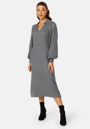 SELECTED FEMME Selene Knit Dress Medium Grey Melange XS SELECTED FEMME Selene Knit Dress Medium Grey Melange XS