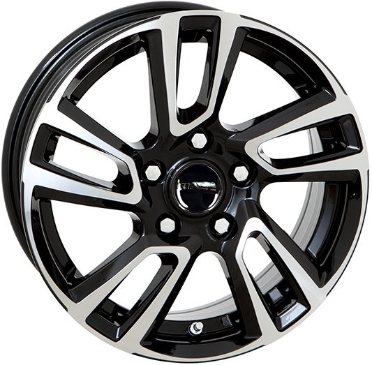 Image Ride HL Blk/Pol 5 x 13 CB57,10 ET30 4/100 5 x 13