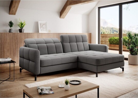 Seksjon Eltap Lorelle 225x160x105 cm Omega 13 Mørk Grå Høyre