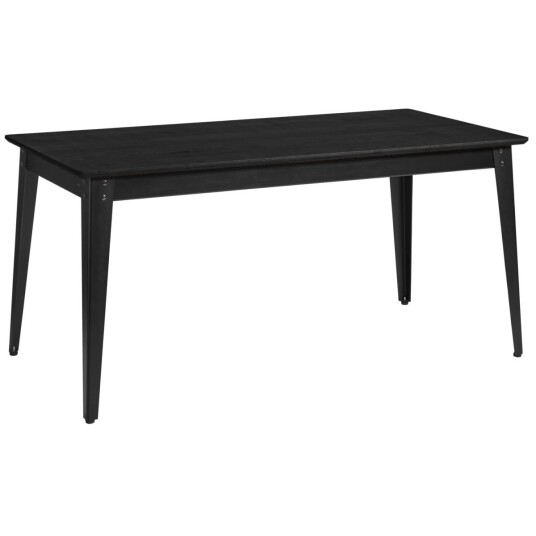 VEGA Bord Acerios; 160x80x76 cm LxBxH; Bordplate Svart Ramme Svart; Rektangulær VEGA Bord Acerios; 160x80x76 cm LxBxH; Bordplate Svart Ramme Svart; Rektangulær