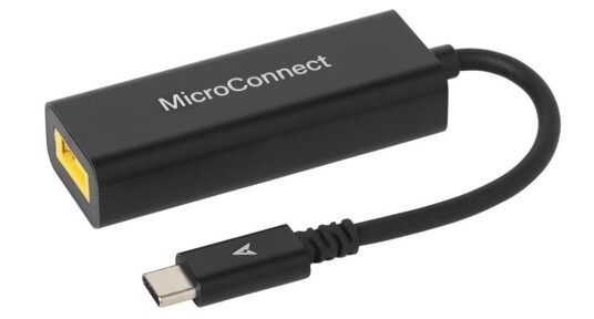 Microconnect USB-C til Firkanthodet Lenovo Strømadapter 20V 3A Microconnect USB-C til Firkanthodet Lenovo Strømadapter 20V 3A