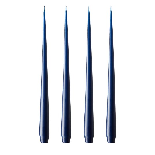 Ester & Erik lys 32 cm 4-pakning royal navy Matt