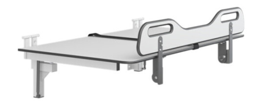 Pressalit Care CT5000 stellematte 74x120 cm hvit