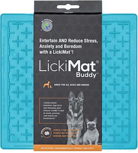 Lickimat Dog Lick Mat Buddy Light Blue 20X20Cm (645.5353)
