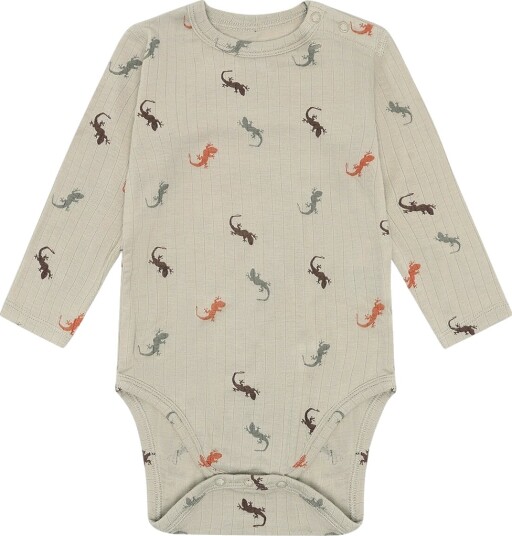 Hust and Claire Body I/e - Bambus - HcBuller - Greene Stone - Hust and Claire - 56 - Langermet Body Beige Grønn