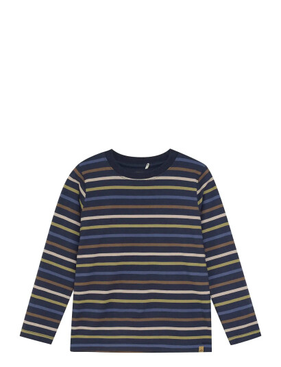 Minymo T-Shirt Ls Y/D - Multi/patterned - 152
