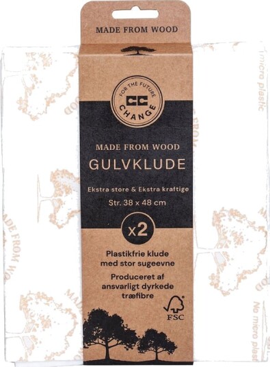 Gulvklud Plastfri | 2 Stk. | Cc Hansen