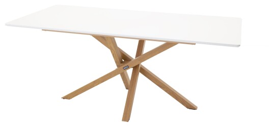 Venture Design Piazza spisebord Hvit 180 x 90 cm Hvit
