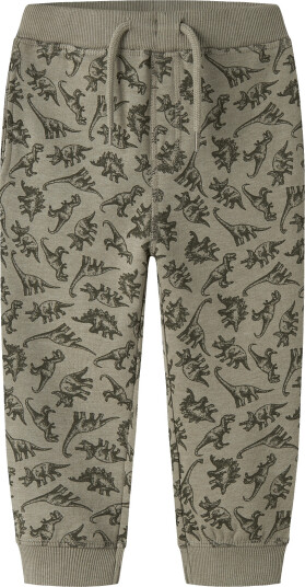 Name It Nmmvimo Nreg Aop Swe Pant Bru Khaki green 104