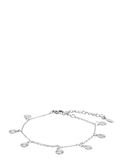 Timi of Sweden Liv Coin Charm Bracelet Stainless Steel Silver ONE SIZE 17 cm Timi of Sweden Liv Coin Charm Bracelet Stainless Steel Silver ONE SIZE 17 cm