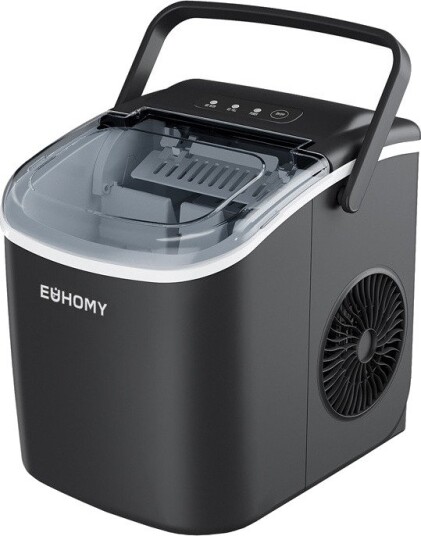 Euhomy Isbitmaskin IM06D - 170W - Svart