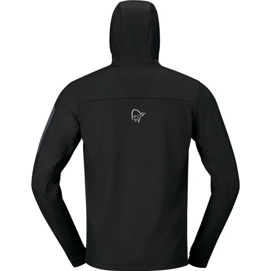 Norrøna Falketind Warm2 Stretch Hood M's Caviar Black
