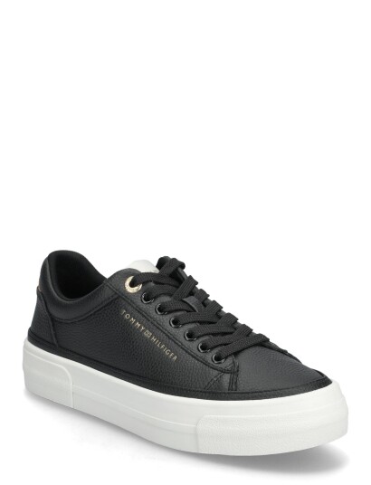 Tommy Hilfiger Th Foxing Platform Leather Black 42