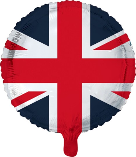 Globos Europe Folieballong Rund Storbritannia 8763